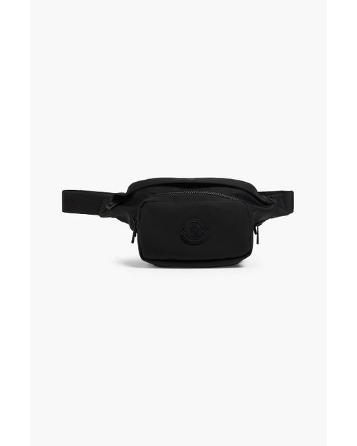Moncler Gürteltasche "durance" aus canvas mit lederbesatz in Black für Herren