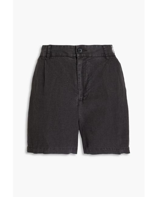 James Perse Gray Linen Shorts