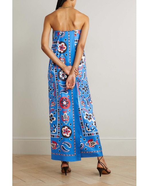 tory burch printed silk strapless dress Tory Burch | Dresses | Tory Burch Printed Silk Strapless Dress Size 4