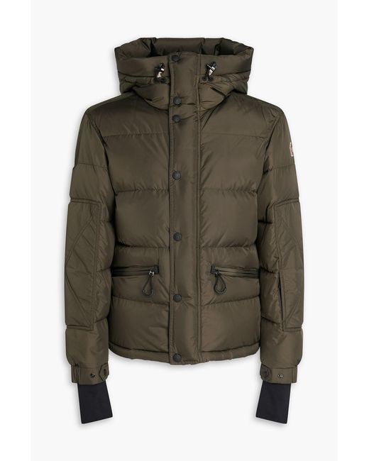 Moncler Green Kasanka Quilted Down Ski Jacket for men