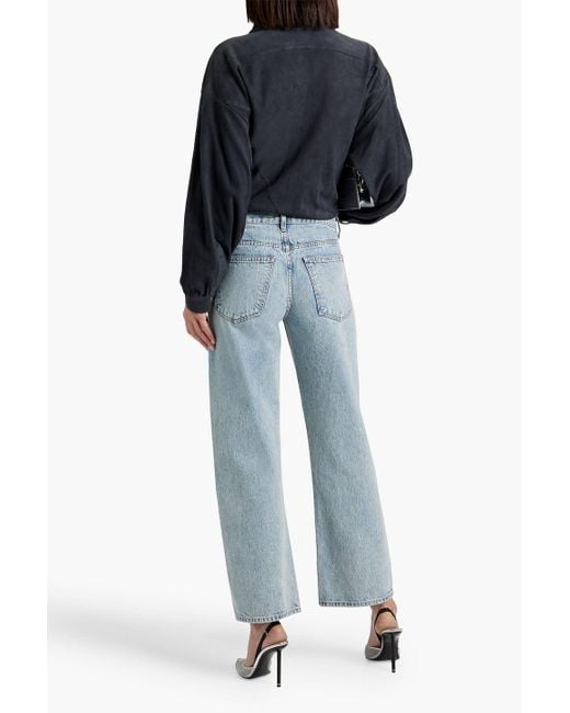 Isabel Marant Blue Alambari Suede Shirt