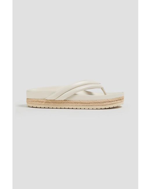 Vince White Forest Leather Sandals