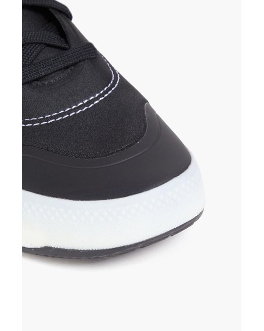 Adidas By Stella McCartney Blue Logo-print Neoprene High-top Sneakers