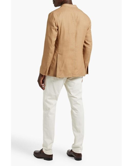 Boglioli Natural Wool-Blend Blazer for men