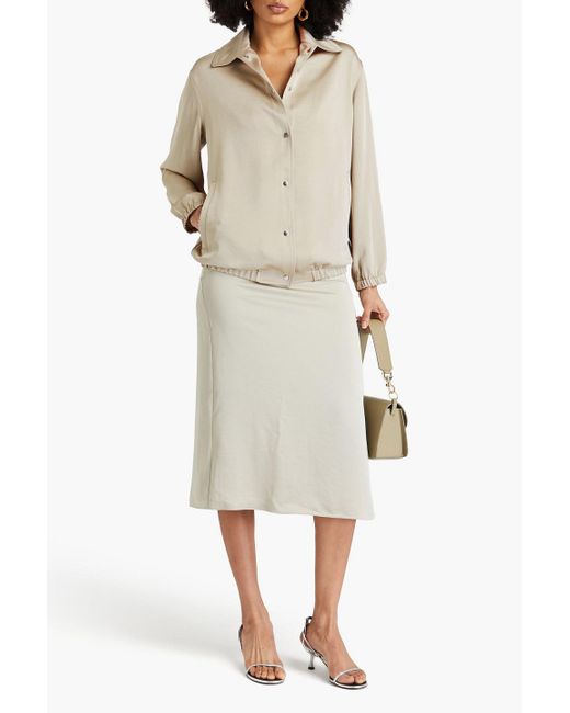 Vince Natural Satin Jacket