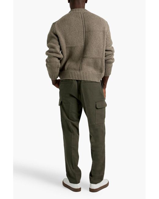 FRAME Green Wool-blend Pants for men