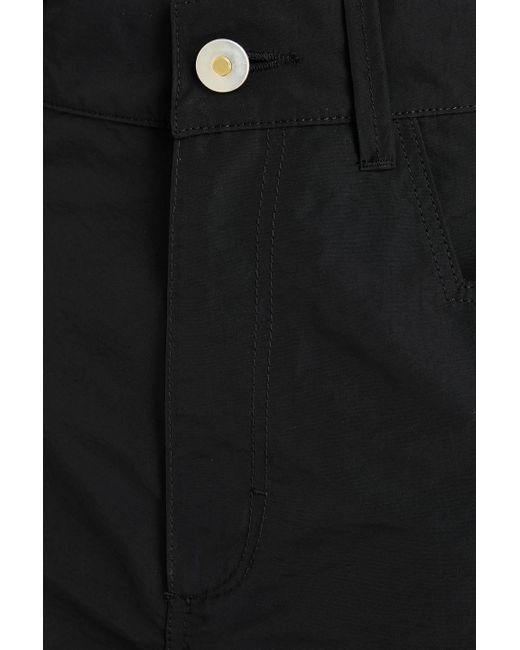 Wandler Black Chamomile Embellished Shell Tapered Pants