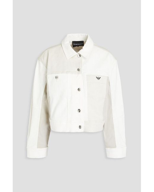 Emporio Armani Natural Cotton-blend Jacket