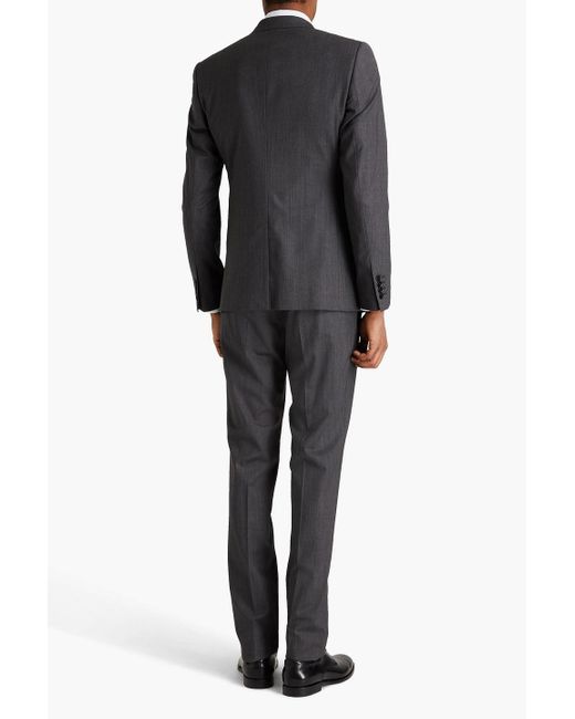 Dolce & Gabbana Black Stretch-wool Suit Jacket for men