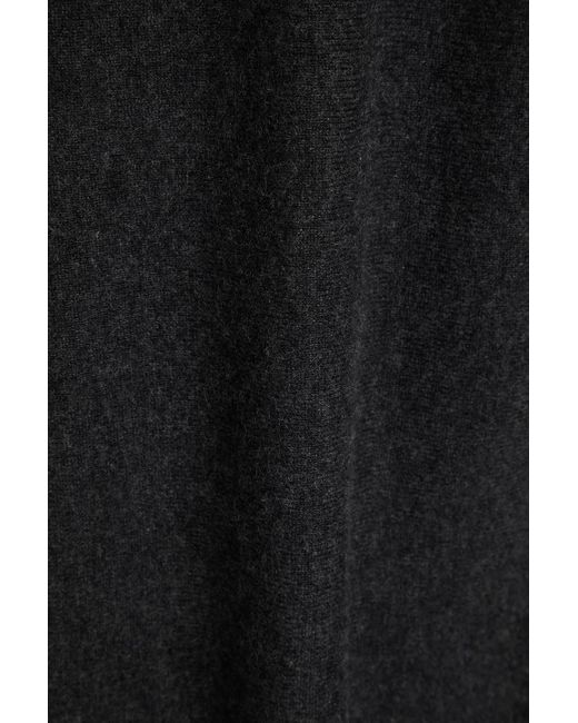 Totême  Black Drapierter rollkragenpullover aus kaschmir