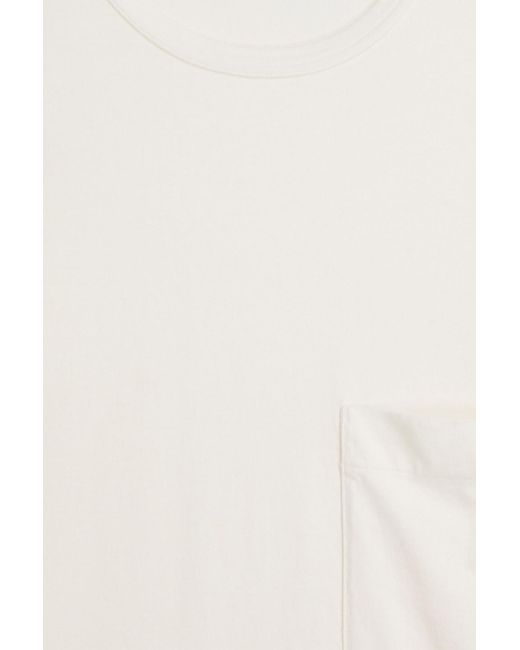 Lemaire White Cotton-jersey T-shirt for men