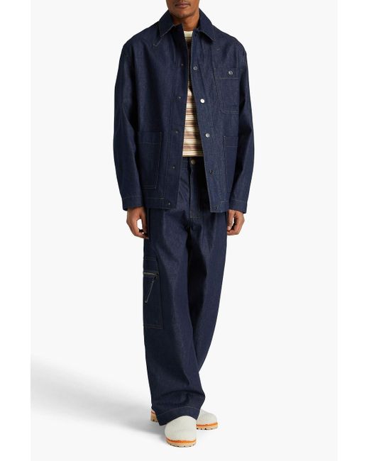Jacquemus Blue De-nîmes Denim Jacket for men