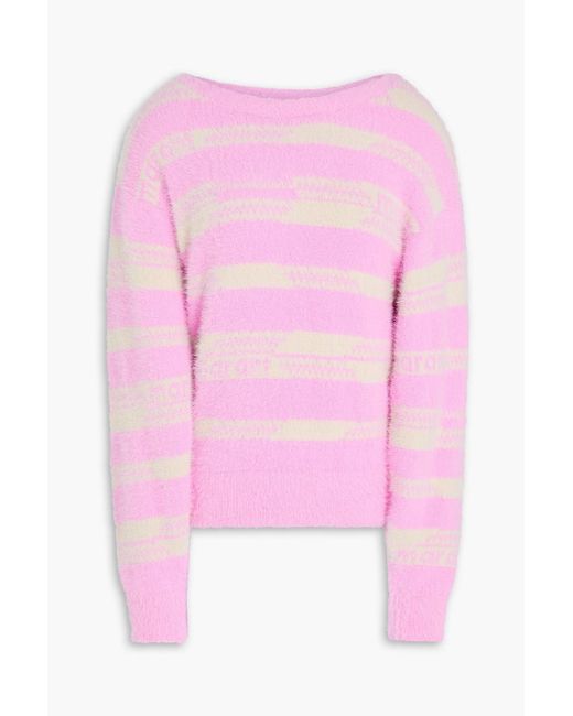 Isabel Marant Pink Orson Jacquard-knit Sweater