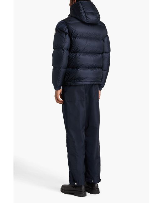 Moncler Blue Rivau Quilted Shell Down Jacket for men