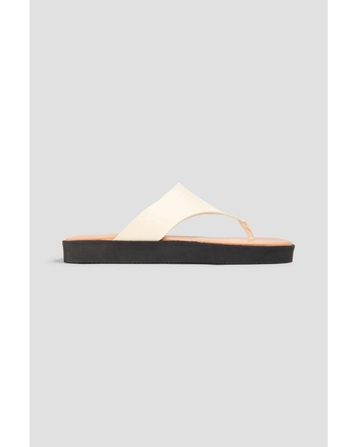 By Malene Birger White Marisol Leather Sandals