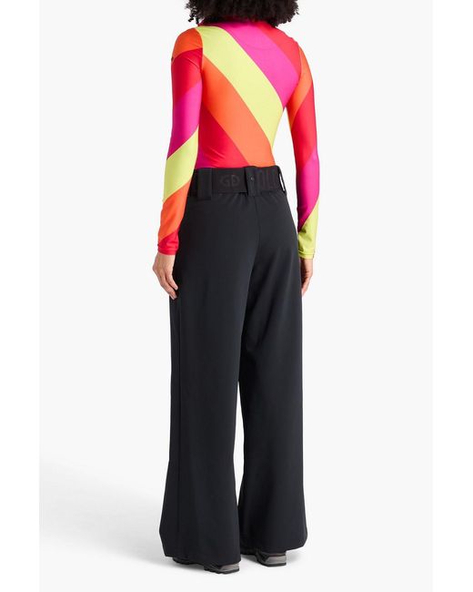 Goldbergh Blue Wham Belted Stretch-shell Ski Pants