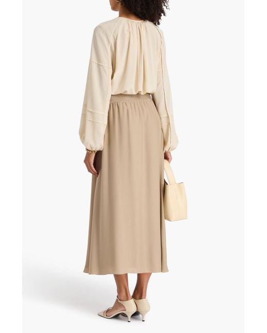 Joseph Natural Havre Silk Crepe De Chine Blouse