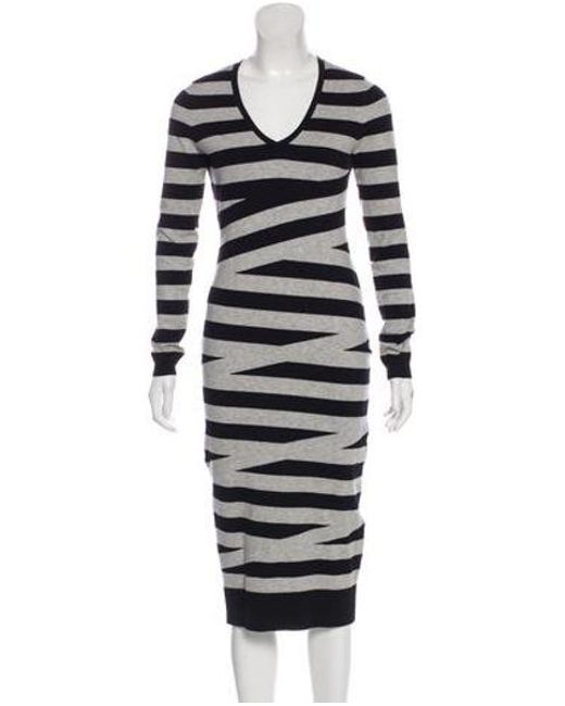 karen millen body contour midi dress