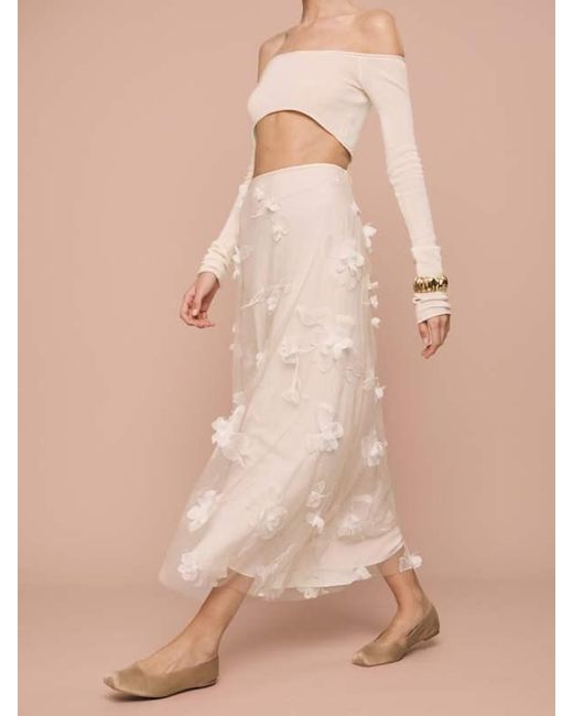 Reformation Natural Gabriella Skirt