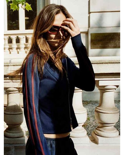Reformation Blue Ayer Jacket