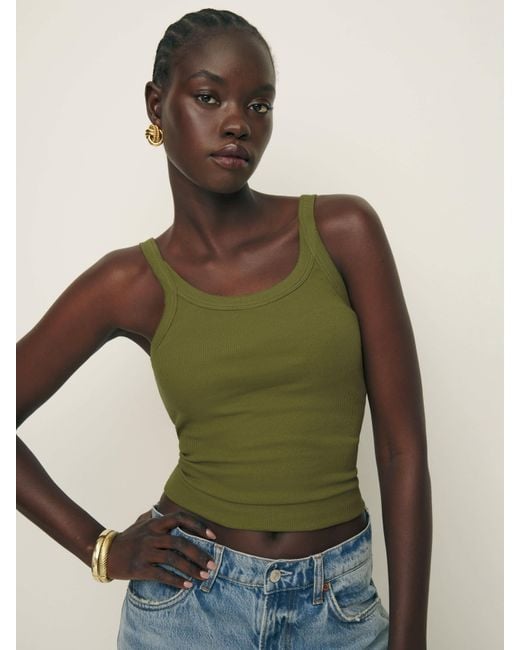 Reformation Green Calie Tank