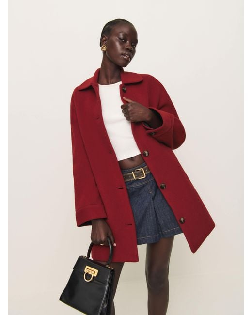 Reformation Red Irene Jacket