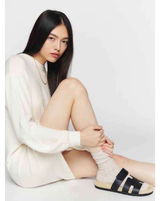 Reformation Radlee Knit Dress in White Lyst