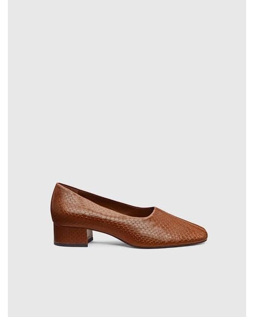 Reformation Blue Inez Pump 6