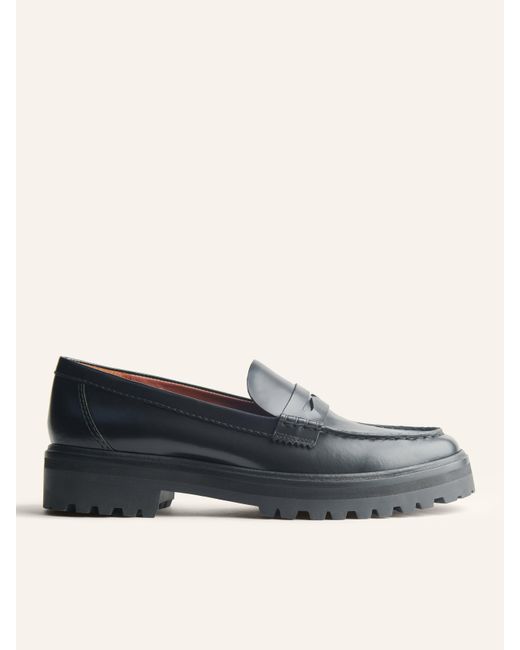 Reformation Leather Agathea Chunky Loafer - Lyst