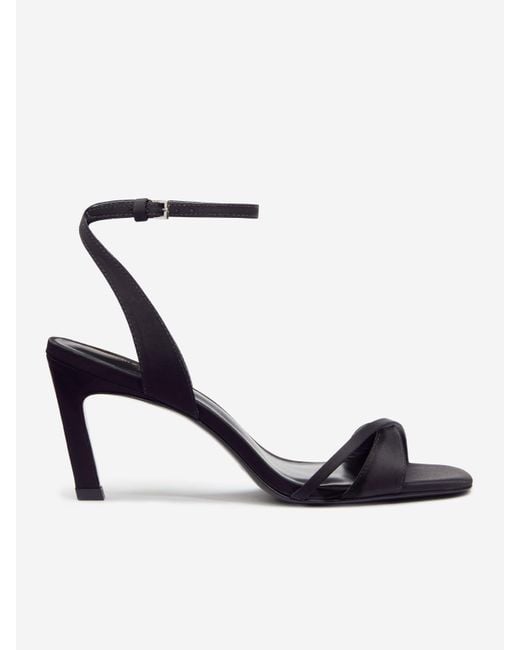 Reformation White Gianna Heeled Sandal