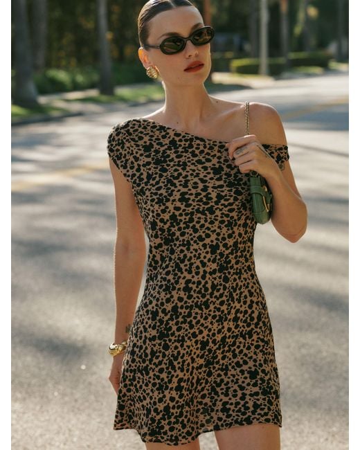 Reformation Kristine Dress in Green Lyst UK