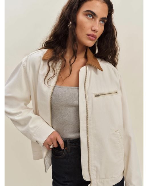 Reformation Natural Harrison Utility Jacket