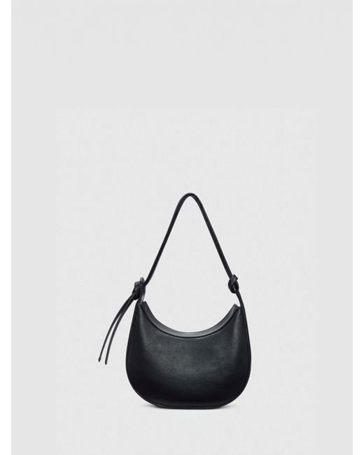 Reformation White Mini Rosetta Shoulder Bag Leather
