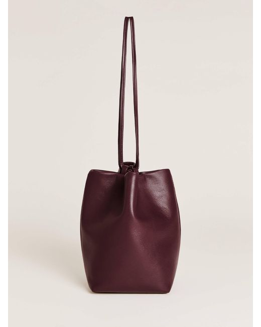 Reformation Purple Dimitra Pouch Bag