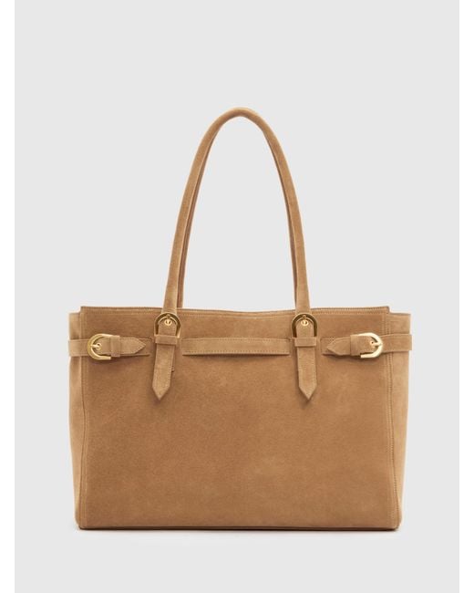Reformation Natural Beatrice Tote Bag