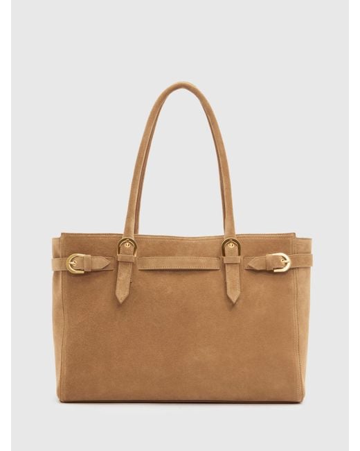 Reformation Natural Beatrice Tote Bag