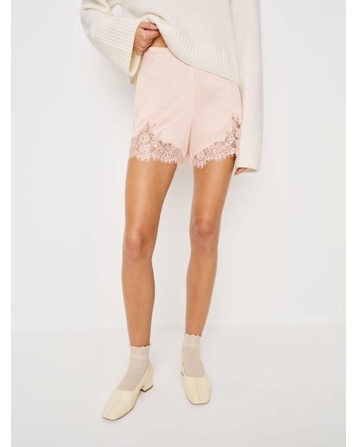 Reformation Natural Fern Satin Short