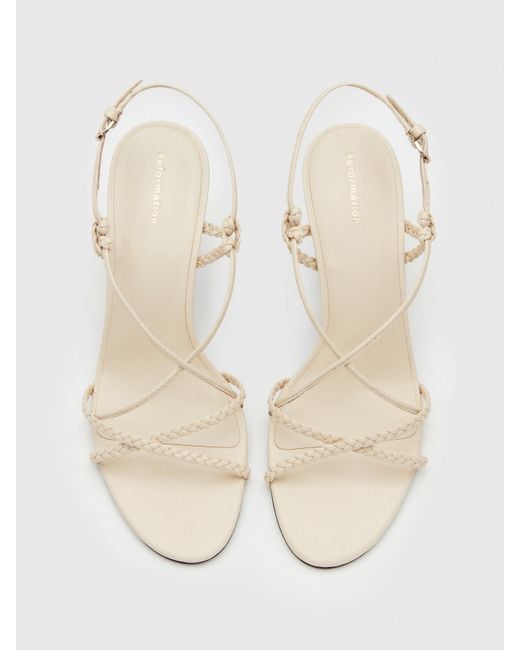 Reformation Brown Jackson Heeled Sandal 7