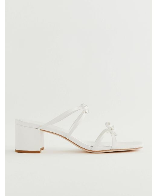Reformation Natural Elodie Block Heeled Sandal 10