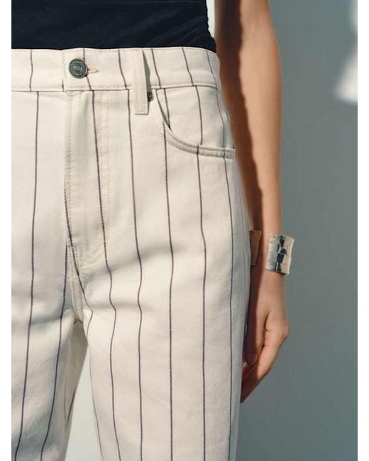 Reformation Natural Cary High Rise Slouchy Wide Leg Jeans Denim