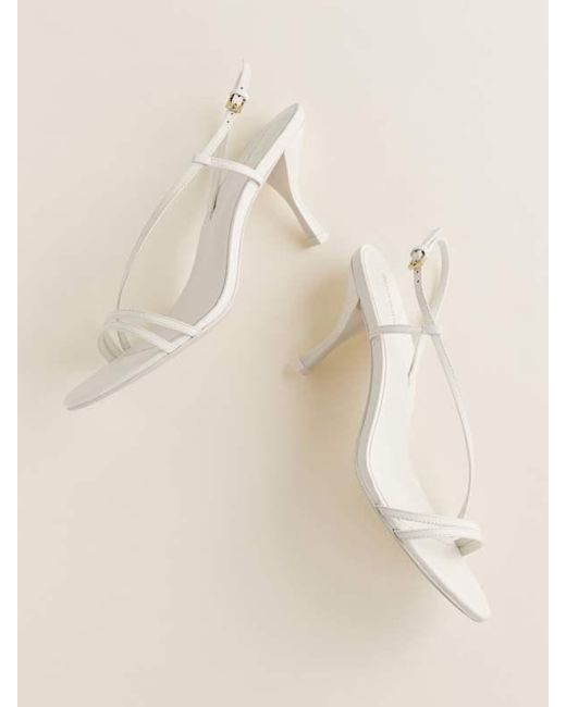 Reformation Natural Petunia Heeled Sandal 7