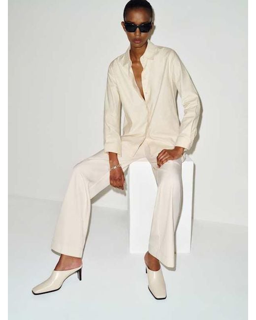 Reformation Natural Claudette Heeled Mule 5