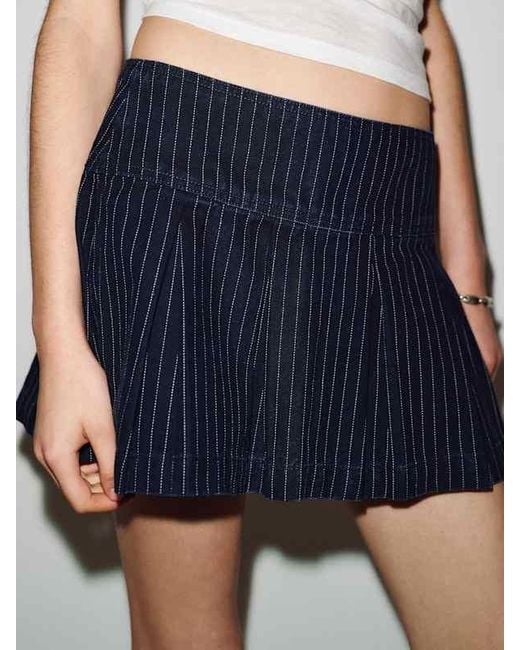 Reformation White Brenda Denim Mini Skirt 0