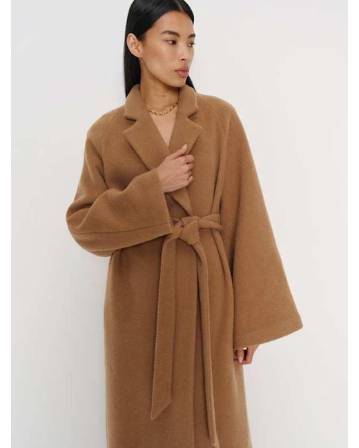 Reformation Natural Tula Oversized Coat