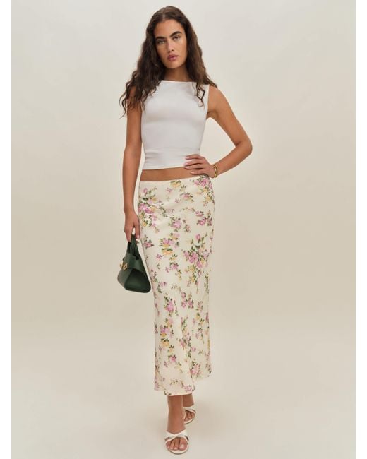 Reformation Natural Layla Skirt