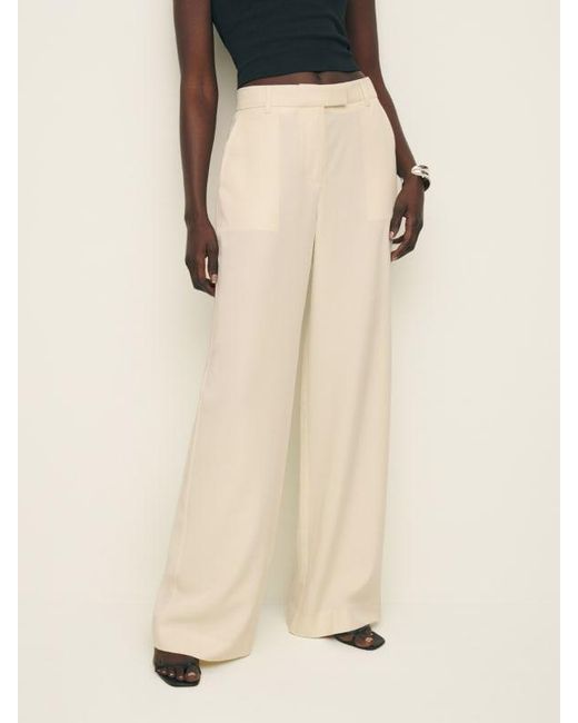 Reformation Natural Carter Mid Rise Pant
