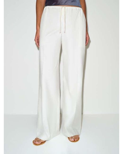 Reformation White Gina Pant