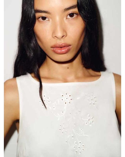 Reformation White Daxton Dress
