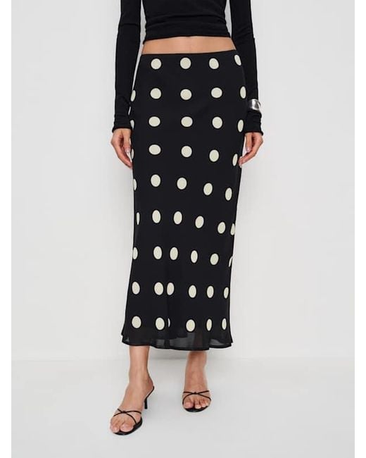 Reformation White Layla Skirt