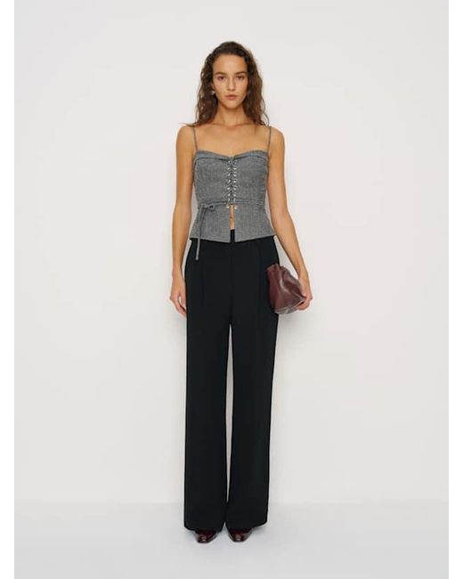 Reformation Multicolor Clayten Top Herringbone 4